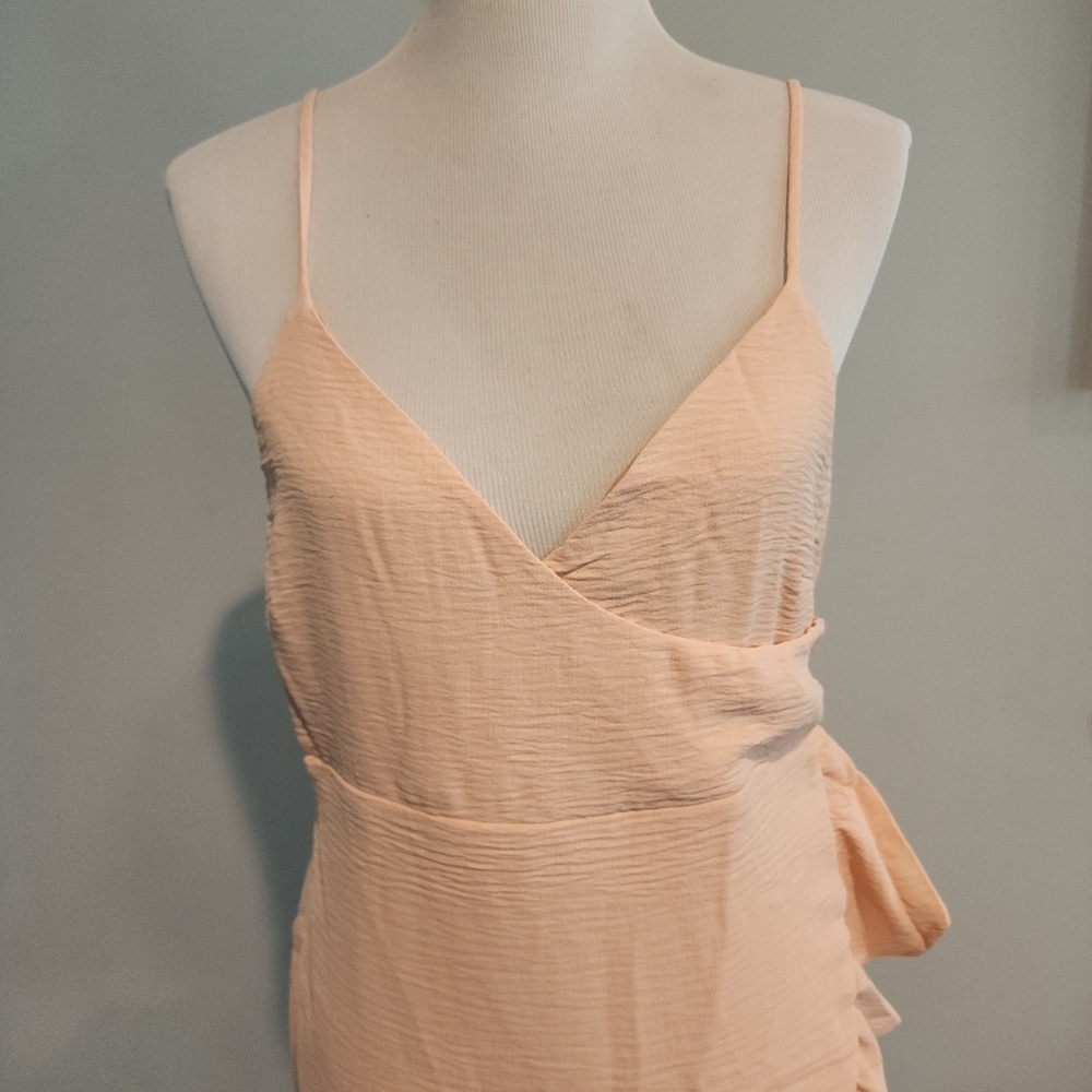 Lelis Collection Woman’s Peach Sundress With Adjustable Straps
